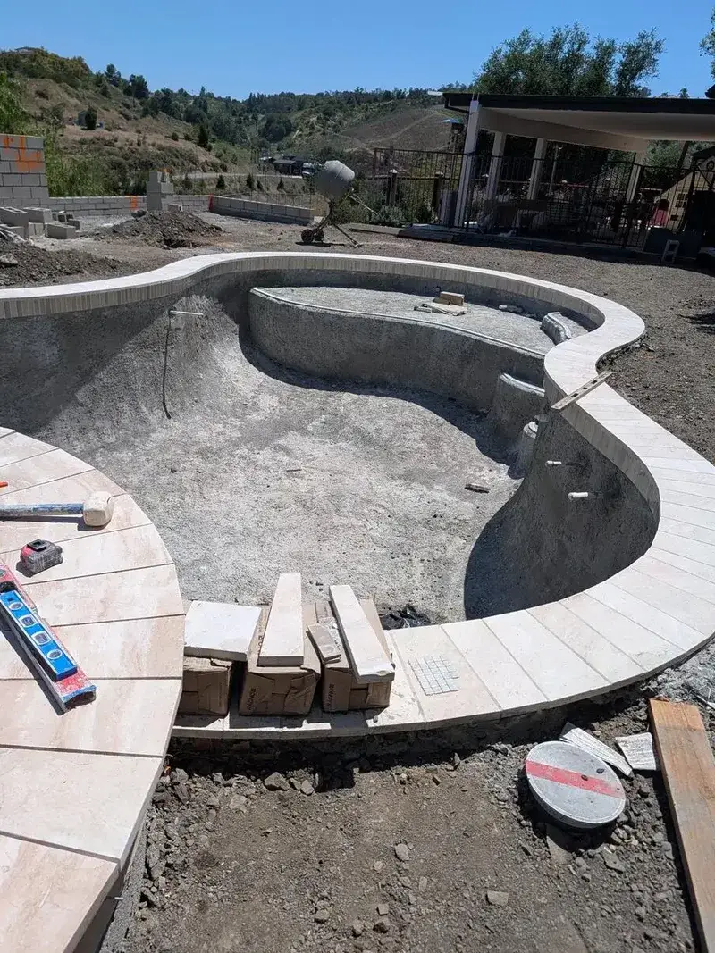 Pool remodeling project example for Corona CA homeowners
